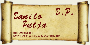 Danilo Pulja vizit kartica